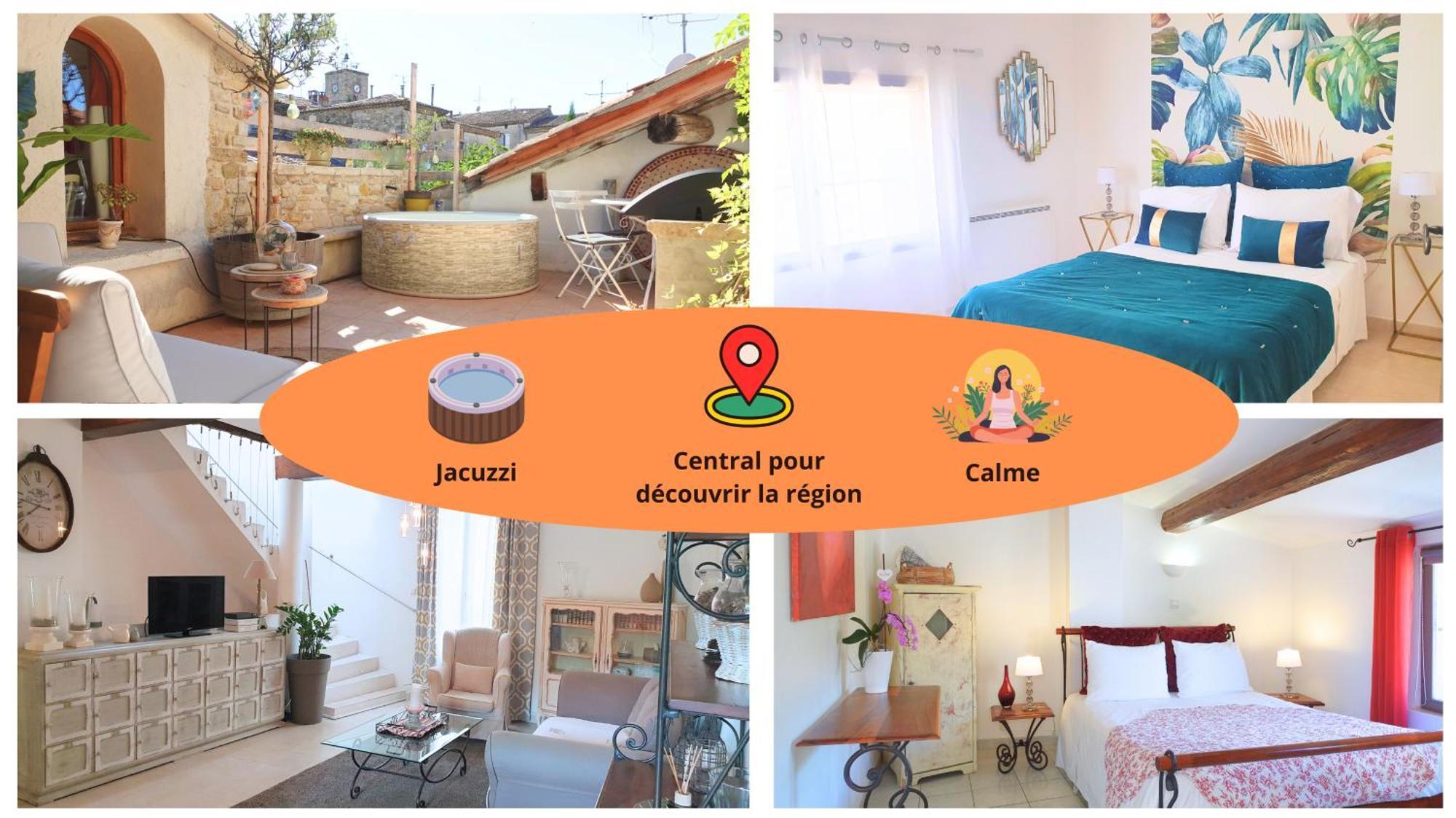 Maison Avec Jacuzzi Et Terrasse Sur Les Toits Brignon Luaran gambar